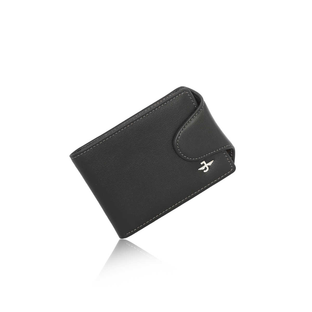 JW 10093 BK – Wallet with Flap Closure and SD/SIM Slots