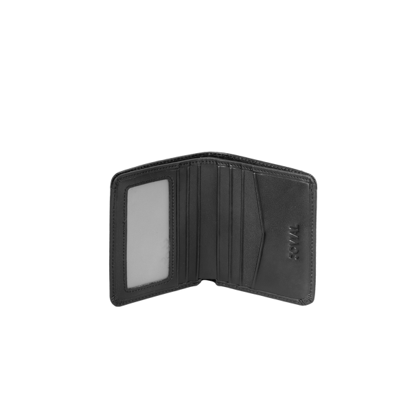 JW 10028 BK – Woven Vertical Wallet