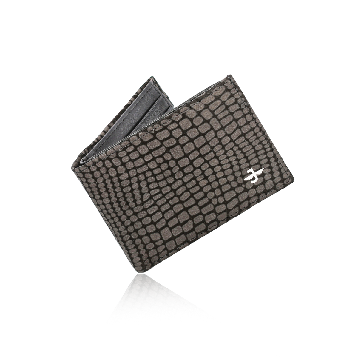 JW 16824 BK – Textured Bi-Fold Wallet