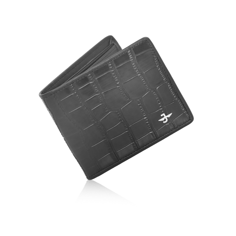 JW 760318 BK – Croc-Embossed Finish