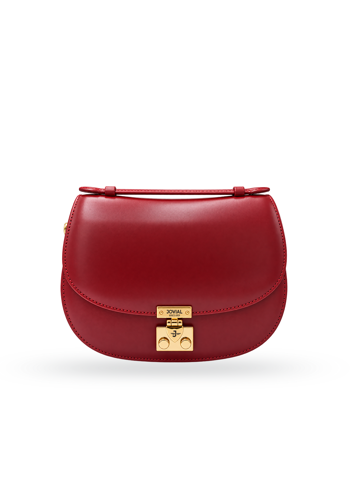 Elegant Burgundy (Oxblood) Leather Saddle Bag